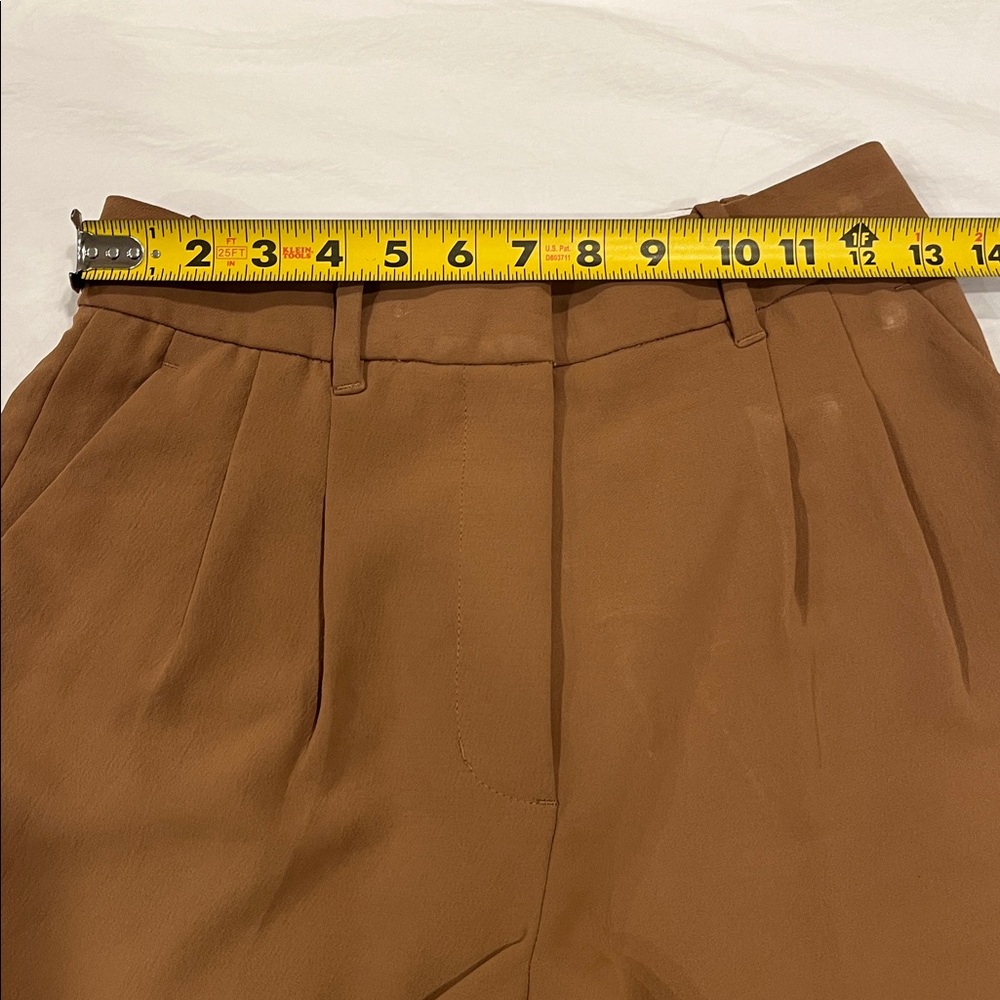 Aritzia Wilfred Carrot Pant Camel Brown Pants size 4 - Picture 12 of 13